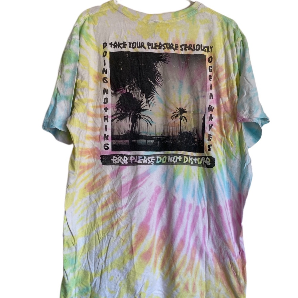 Tie dye beach shirt